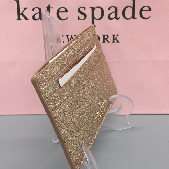 Kate Spade Small Slim Card Hold Joeley Rose Gold - Picture 3 of 8